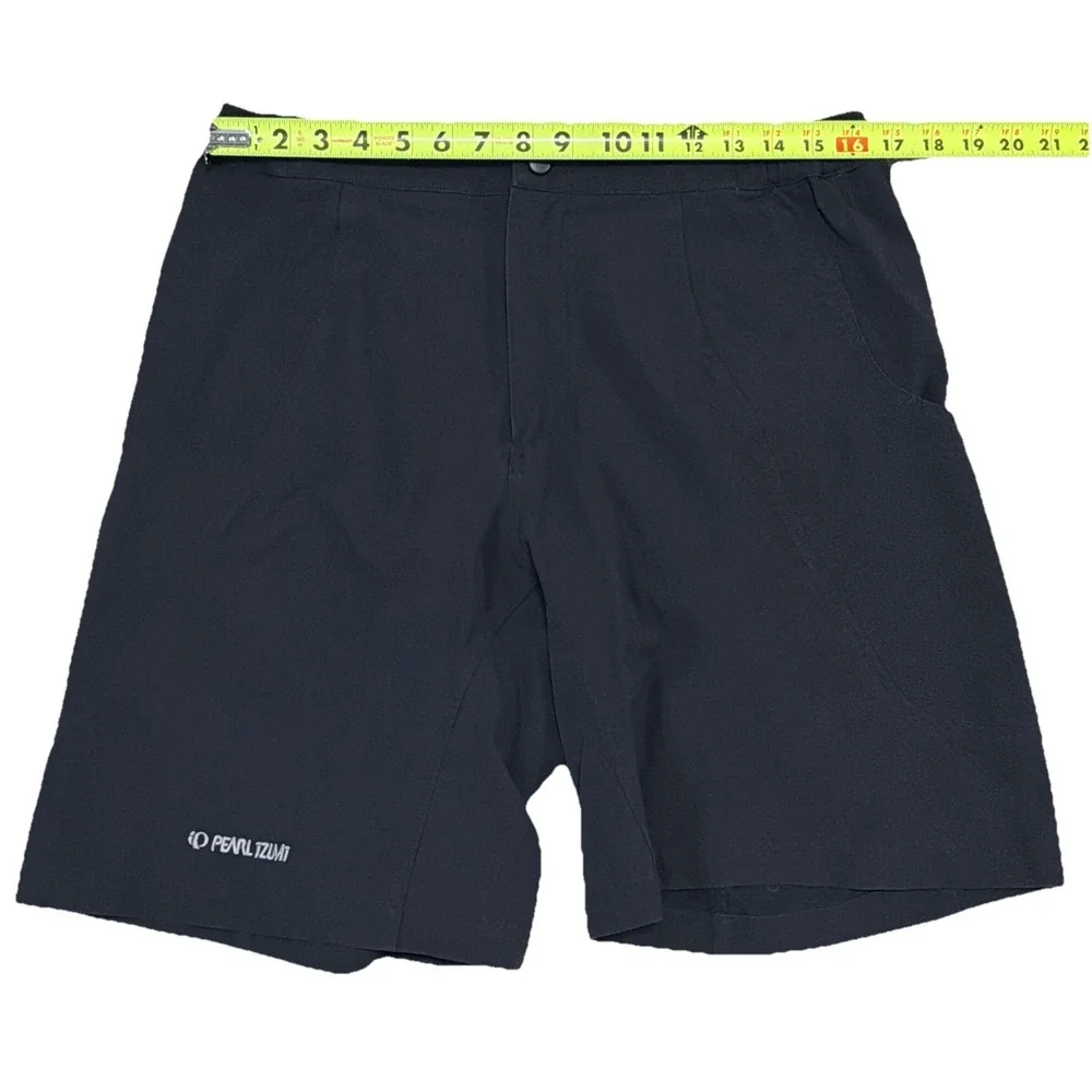 Pearl Izumi Men's Black Nylon‎ Spandex Blend Bike Outdoor Shorts 33-36x10